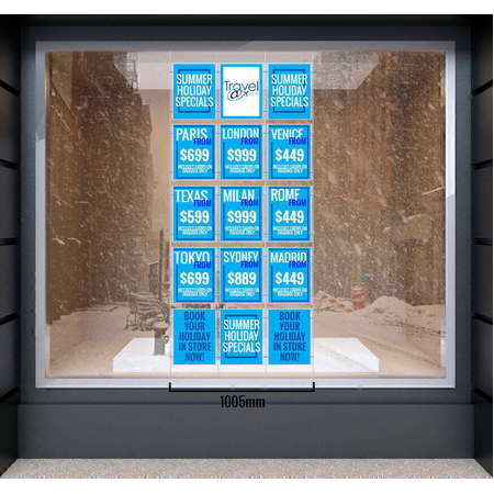 Triple Column 15 Pocket A3 Portrait