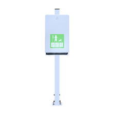 Silver Dog Waste Bag Dispenser with Silver 1150mm Pole