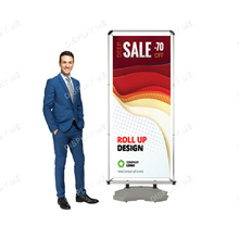 Double Sided Outdoor Stretch Banner with Waterbase W1000 x H2240mm