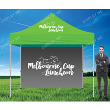 Promotional Gazebo Display 3m x 3m with one Full Colour Single Sided Printed Wall 