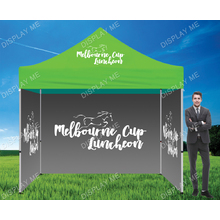 Promotional Gazebo Display 3m x 3m with Three Full Colour Single Sided Printed Wall