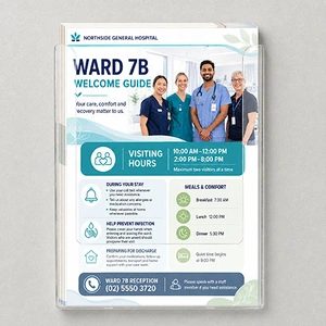 A4 Flatback Brochure Holder Expandastand