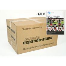 A4 Flatback Brochure Holder Expandastand Carton (40)