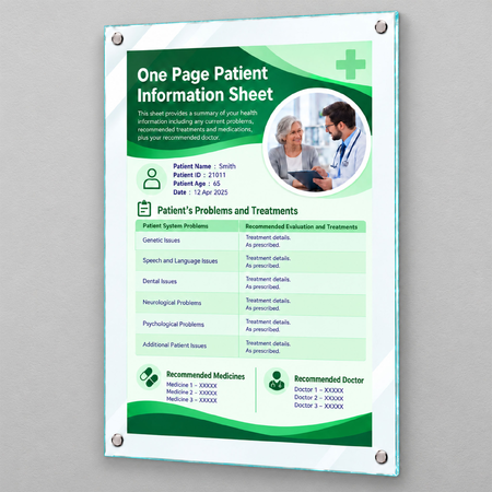 A2 Glassboard Poster Frame with Flush Mounts