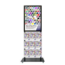 Tall Info Stand -  A1 Snap Frame with  9 A4 Brochure Holders