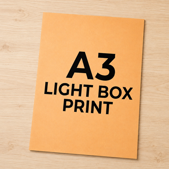 Printed Light Box Film A3 - Ink Jet