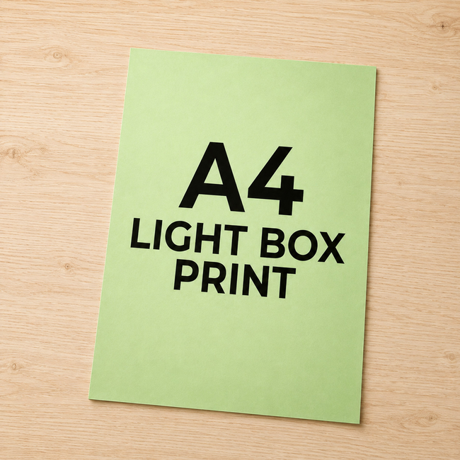 Printed Light Box Film A4 - Ink Jet