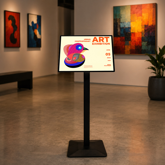 Slim Bright A3 Landscape Freestanding Lightbox Sign