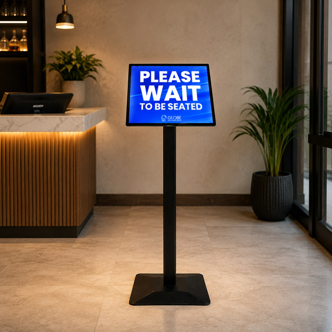 Slim Bright A4 Landscape Freestanding Lightbox Sign