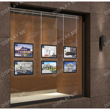 Window Lightbox 3 Columns - A3 Black Landscape x 6