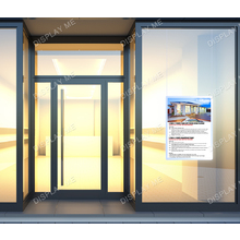 Window Lightbox 1 Column - A1 Silver Portrait x 1