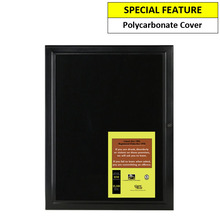 Black Magnetic 4A4 Notice Board