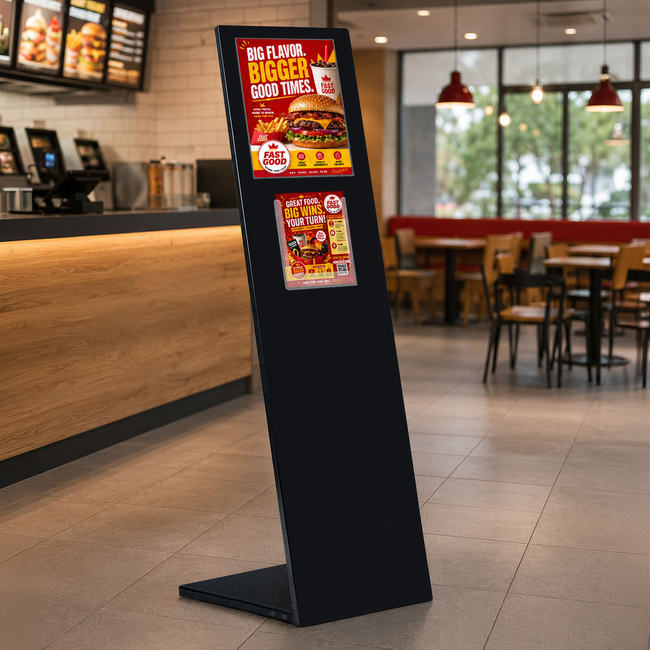 Mod Info Dislay Black - A4 Sign and A5 Brochure Holder
