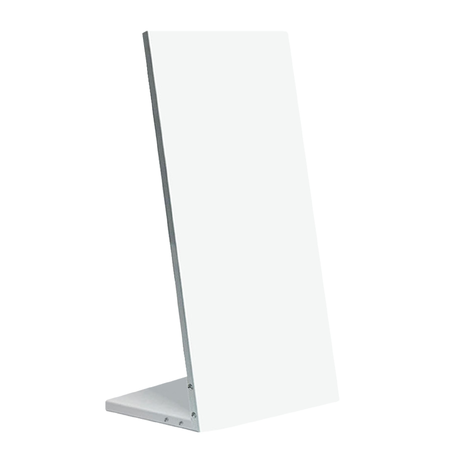 White Table Information Stand - Shopfitters Stand