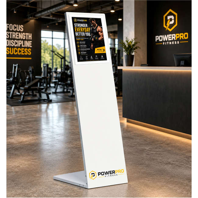 Mod Info Dislay wHITE - A4 Sign and  Pinted Logo