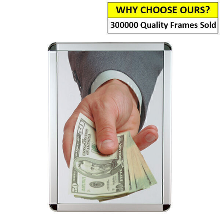 A2 Round Cornered Snap Frame