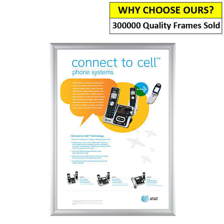 A1 Silver Snap Frame – Poster Display
