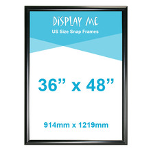 36 x 48 inch Black Snap Frame (914 x 1219mm)