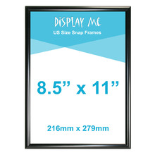 8.5 x 11 inch Black Snap Frame (216 x 279mm)