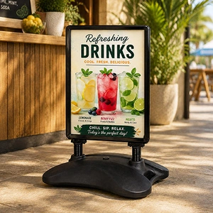 A1 Black Water Base Sign