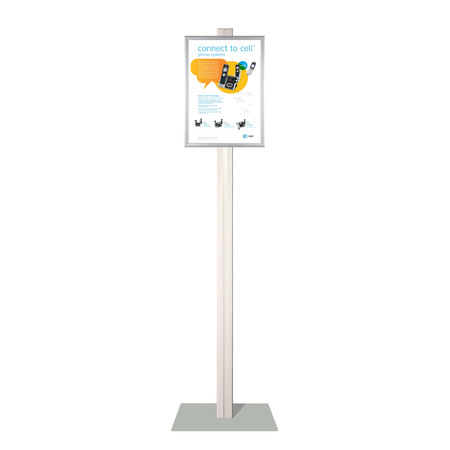 QR Retail Stand with A3 Snap Frame