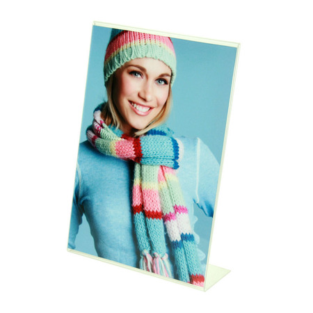 A4 Angled portrait acrylic sign holder
