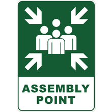 PRINTED ALUMINUM A2 SIGN - Assembly Point Sign