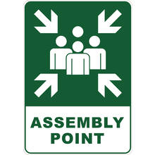 PRINTED ALUMINUM A4 SIGN - Assembly Point Sign