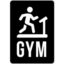 PRINTED ALUMINUM A2 SIGN - Gym Sign
