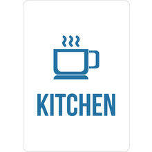 PRINTED ALUMINUM A4 SIGN - Kitchen Sign