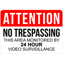 PRINTED ALUMINUM A2 SIGN - No Trespassing Sign