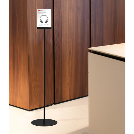 Sign and Poster Stand A6 on 960mm pole