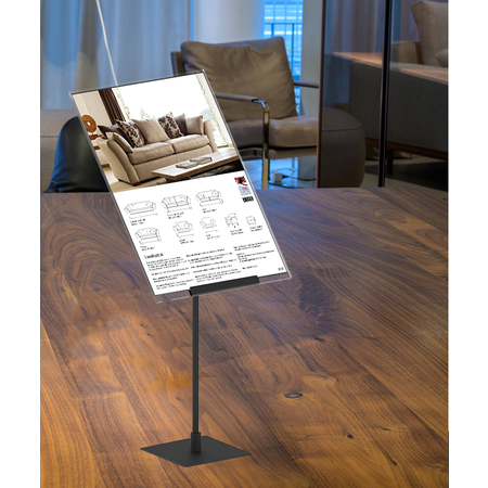 Sign and Poster Stand A3 Angled on 385mm pole