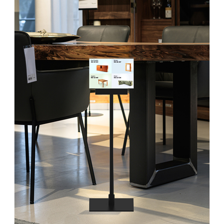 Table Top/Counter POS Stand Vertical A6 Landscape
