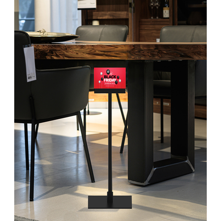 Table Top/Counter POS Stand Vertical A7 Landscape