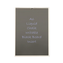 A6 Liquid Chalk Black Board Insert