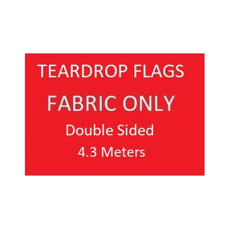 Teardrop Skin Only -  Double Sided Print Skin Only -  4.3m