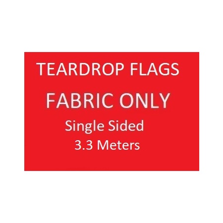 Teardrop Skin Only -  Single Sided Print Skin Only -  3.3m