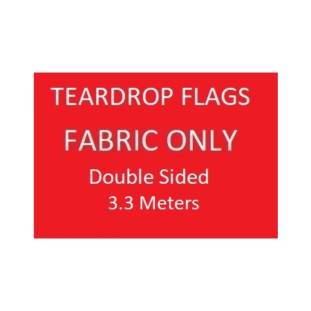 Teardrop Skin Only -  Double Sided Print Skin Only -  3.3m