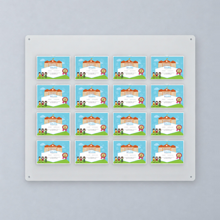 Update Board White holds 16A5 Landscape