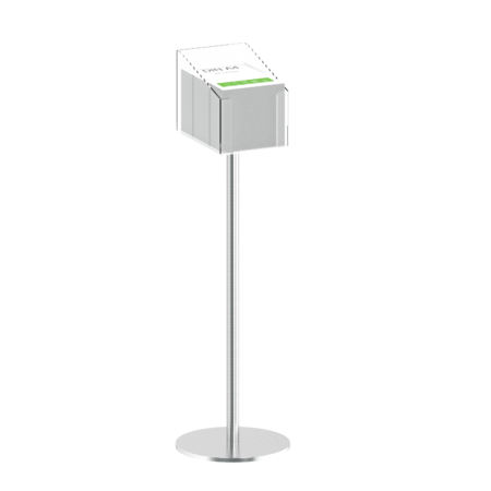 Silver Promo Holder Stand