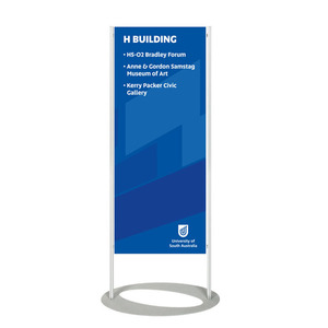Custom Print Floor Stand 1450mm - Custom Sign 450mm x 1100mm