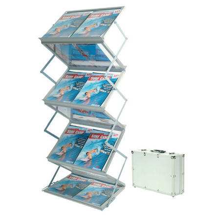 Portable Expandable Brochure Holder Holds 6 A3