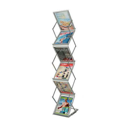 Portable Expandable Brochure Holder Holds 6 A4
