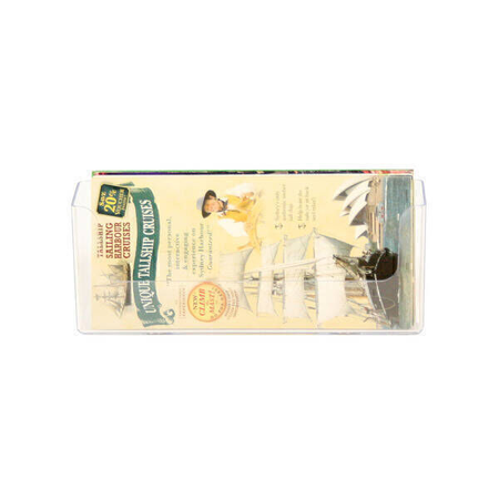 DL Landscape Counter Single Pocket Brochure Holder