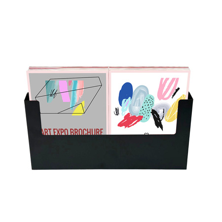 Black Steel 2 x A5 Brochure Holder