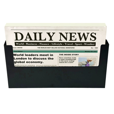 A3 Landscape Black Steel Brochure Holder