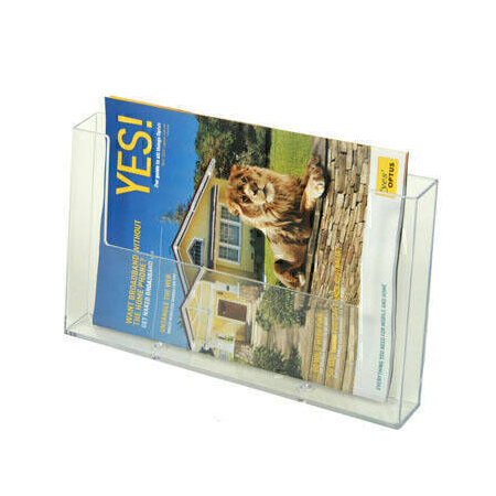 A4 Landscape Wall Brochure Holder