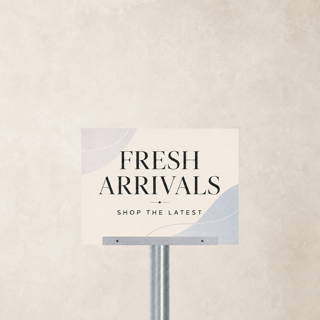 A4 Landscape Silver Euro Sign for Carousel