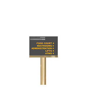 A5 Landscape Gold Carousel Euro Clip 